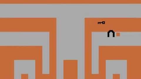 Atari 2600 Adventure trick #2 - magnet retrieval