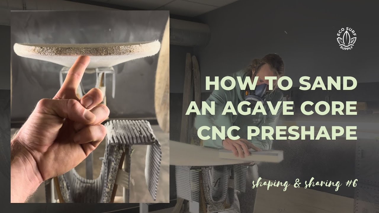 How to shape a Agave blank cnc pre shape (finger router cnc finish) 1/2