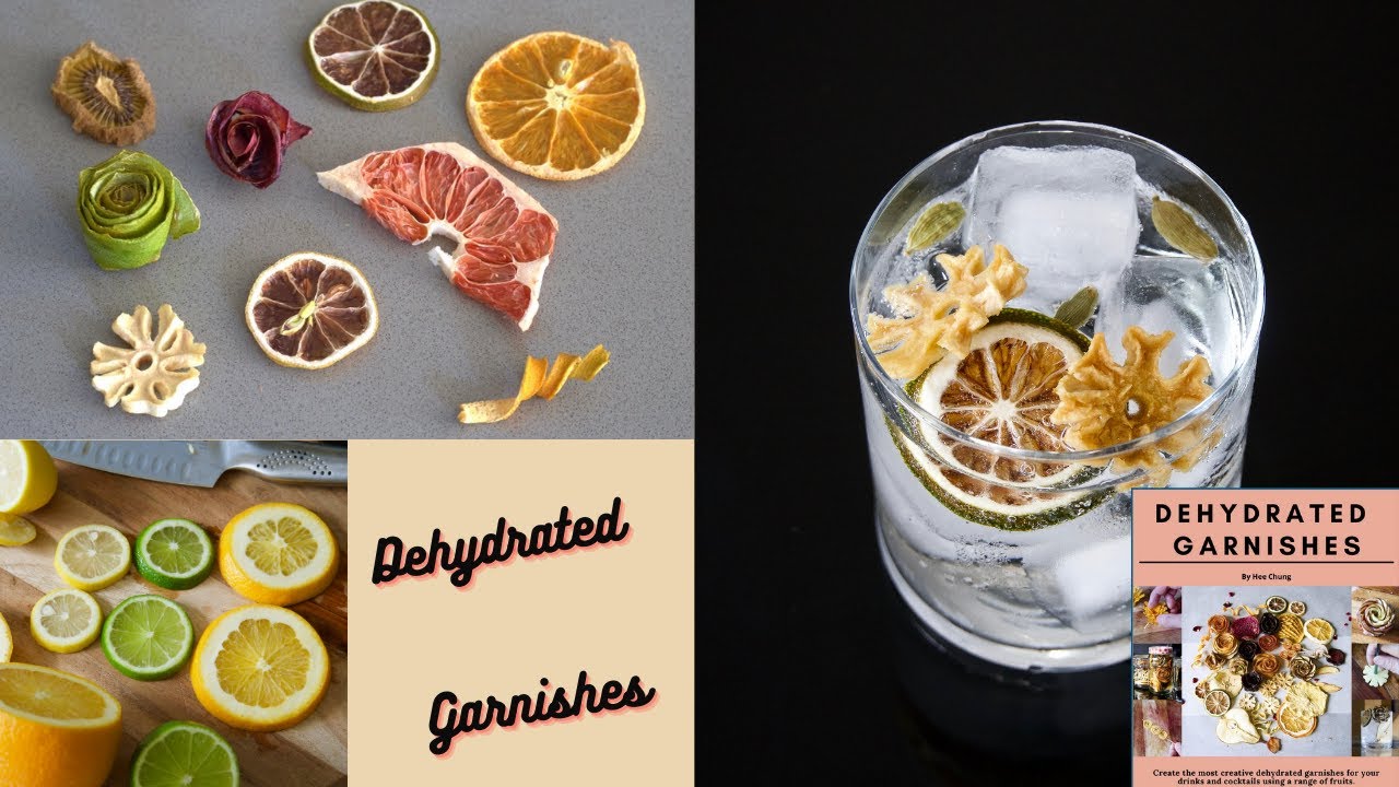Super creative dehydrated cocktail garnish tutorial 