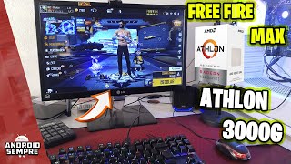 FREE FIRE MAX NO ULTRA ALTO FPS NO AMD ATHLON 3000G | SEM PLACA DE VIDEO!