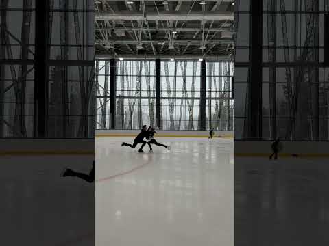 Алёна Косторная и Георгий Куница практикуют новое вращение 🔥