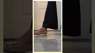 Coffee Colored Hose With Flats