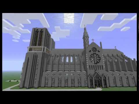 Minecraft Cathedral - Notre Dame - YouTube
