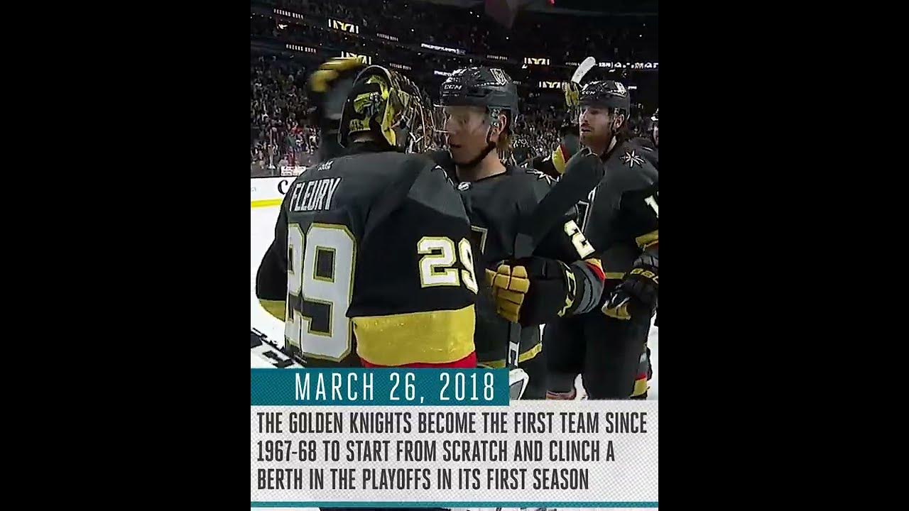 Golden Knights clinch spot in Stanley Cup Playoffs