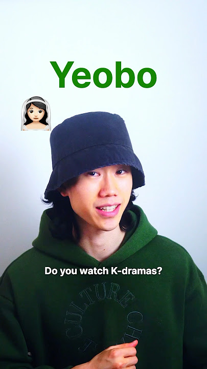 🇰🇷If you’re married, say ‘여보!’ [Yeobo!] to your partner!
