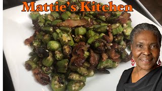 Southern Fried Okra With Bacon & Onions | Mattie’s Kitchen