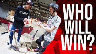 Pro Scooter Riders GAME OF FLAIR!
Local Pro Scooter Riders Liam Nythe and Kieren Lei play a CRAZY game of Flair at Rampworx Skatepark! Make sure to like, share and subscribe for more!
SHOP WITH RAMPWORX:
https://shop.rampworx.com
We have the biggest scooter and skate shop in the UK based in Liverpool. Everything you need to get up and riding can be found on our website with Next Day delivery available on everything. Check it out.
P.S use code “youtube-ten” to get 10% off your order.
Buy Stunt Scooters: https://shop.rampworx.com/pages/stunt-scooters
Buy Skateboards: https://shop.rampworx.com/collections/complete-skateboards
Buy Protective Gear: https://shop.rampworx.com/pages/protection
VIST OUR SKATEPARK:
Rampworx Skatepark
1-3 Leckwith Road, Bootle, Liverpool, L306UE, UK
Phone: +44 (0)151 530 1500
https://rampworx.com/contact/
FOLLOW US:
Instagram: https://www.instagram.com/rampworx/
Facebook: https://www.facebook.com/rampworxskatepark
Twitter: https://twitter.com/rampworx
Website: https://rampworx.com
#rampworx #stuntscooter #proscooter #skateboard #skate #merseyside Pro Scooter Riders GAME OF FLAIR!