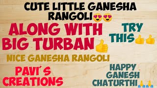 Cute Little Ganesha With Big Turban.... Try This Ganesh Chaturthi Rani