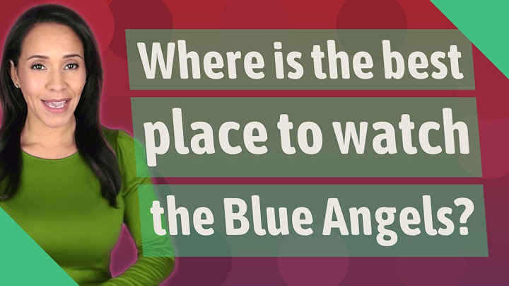 Where is the best place to watch the Blue Angels?