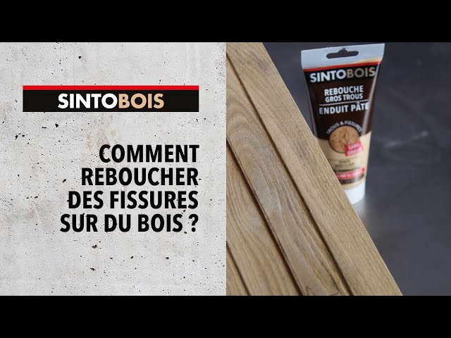 Comment reboucher des fissures sur du bois ? 