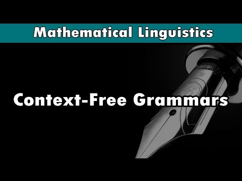 [Mathematical Linguistics] Context