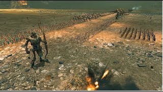 1500 Гномов против 3000 Скелетов Царей Гробниц (Осада) | Total War WARHAMMER 2