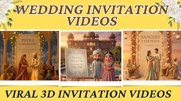 Make VIRAL 3D Video Invitations with AI in Minutes