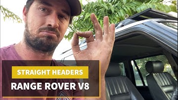 RANGE ROVER V8 - Cold Start Straight Out Of HEADERS - No Exhaust