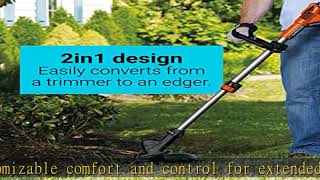 BLACK+DECKER 40V MAX* 13 in. 2in1 Cordless String Trimmer/Edger with  POWERCOMMAND Kit (LST136)