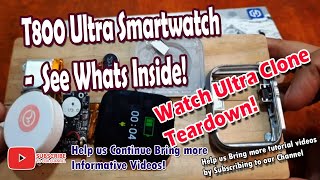 Watch Ultra Clone Teardown - T800 Ultra Smartwatch, See Whats Inside