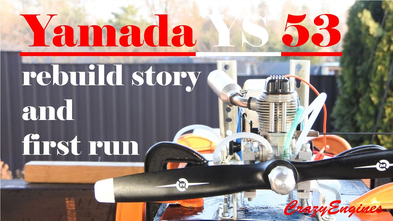 Yamada FZ 53 rebuild story and first run - YouTube