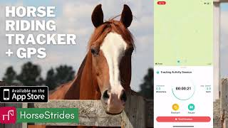 HorseStrides Horse Riding Tracker App with GPS for equestrians screenshot 1