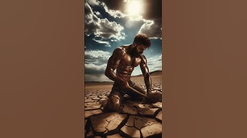 The Thirsty Man and the Unexpected Savior Vulture! #shorts #ai