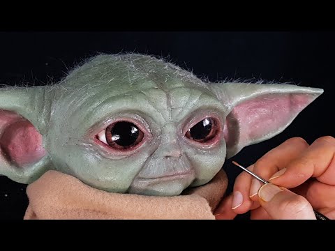 Baby Yoda Sculpture Timelapse - The Mandalorian