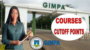 ALL GIMPA Courses and Cutoff Points
