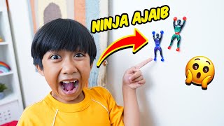 Mainan Ninja Ajaib Bisa Nempel dan Balapan - Dunia Kyo