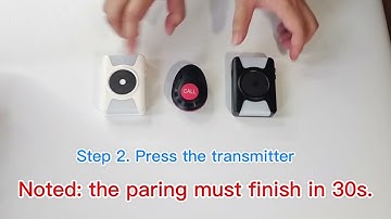 CC21 Daytech caregiver pager---how to pair one button with more receivers