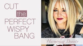 How to get the perfect wispy bangs  Harmonize_Beauty