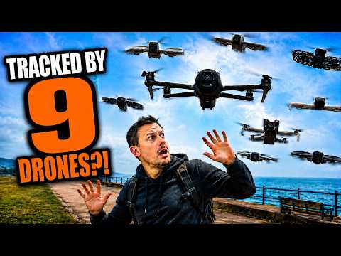 Can 9 Drones Track Me at the Same Time?