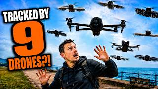 Can 9 Drones Track Me at the Same Time?