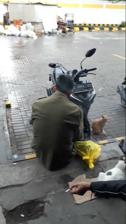 menunggu yg tdk pasti....hujan berhenti...