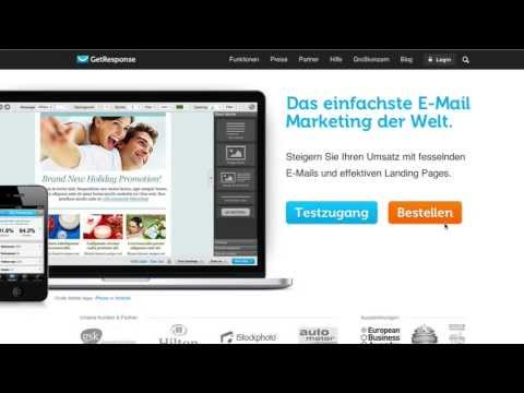 Email-Marketing Anbieter GetResponse Overview und erste Kampagne erstellen - Anleitung - Deutsch