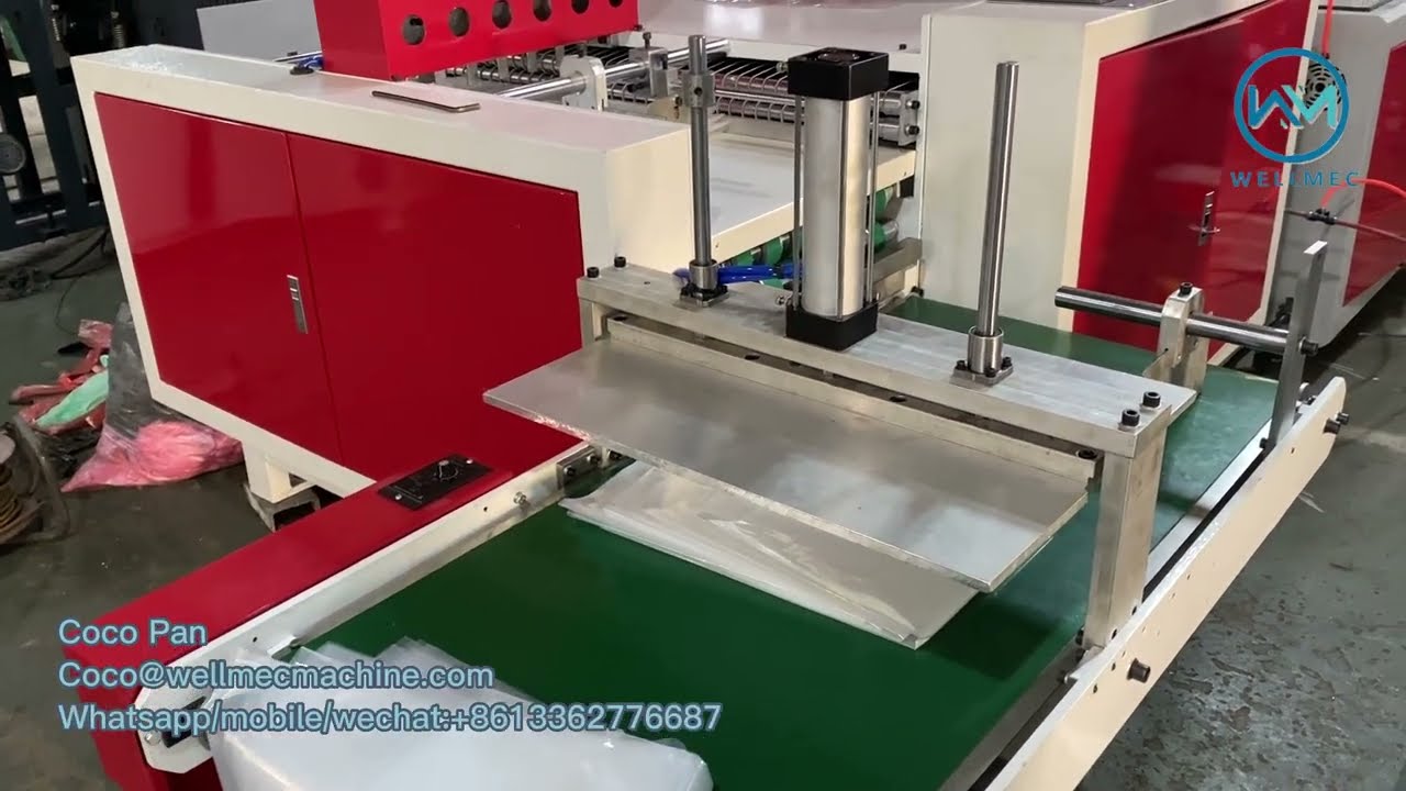 Bottom Sealing Bag-making Machine Plastic Large Trash Bag Making Folding Machine