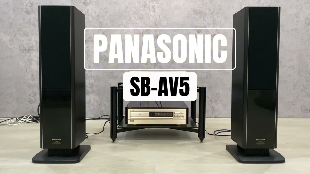 ลำโพง PANASONIC SB-AV5 - YouTube