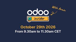 Full Odoo Insider - Tech Live Q&A News