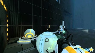 Portal 2 Co-Op Walkthrough - PBody: "Mass and Velocity" Course 02 - Chamber 4