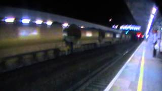 66 714 hurries through Tonbridge with autoballasters