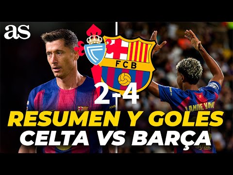 RESUMEN y GOLES del CELTA 2 - FC BARCELONA 4: LLUVIA DE GOLES en ...