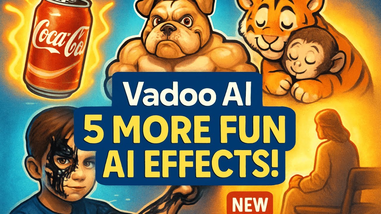 Vadoo AI - Trying Out 5 Weird AI Effects You’ve Never Seen Before!