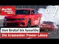 Brutal, schnell, luxuriös: Die krassesten Power-Limousinen | auto motor und sport