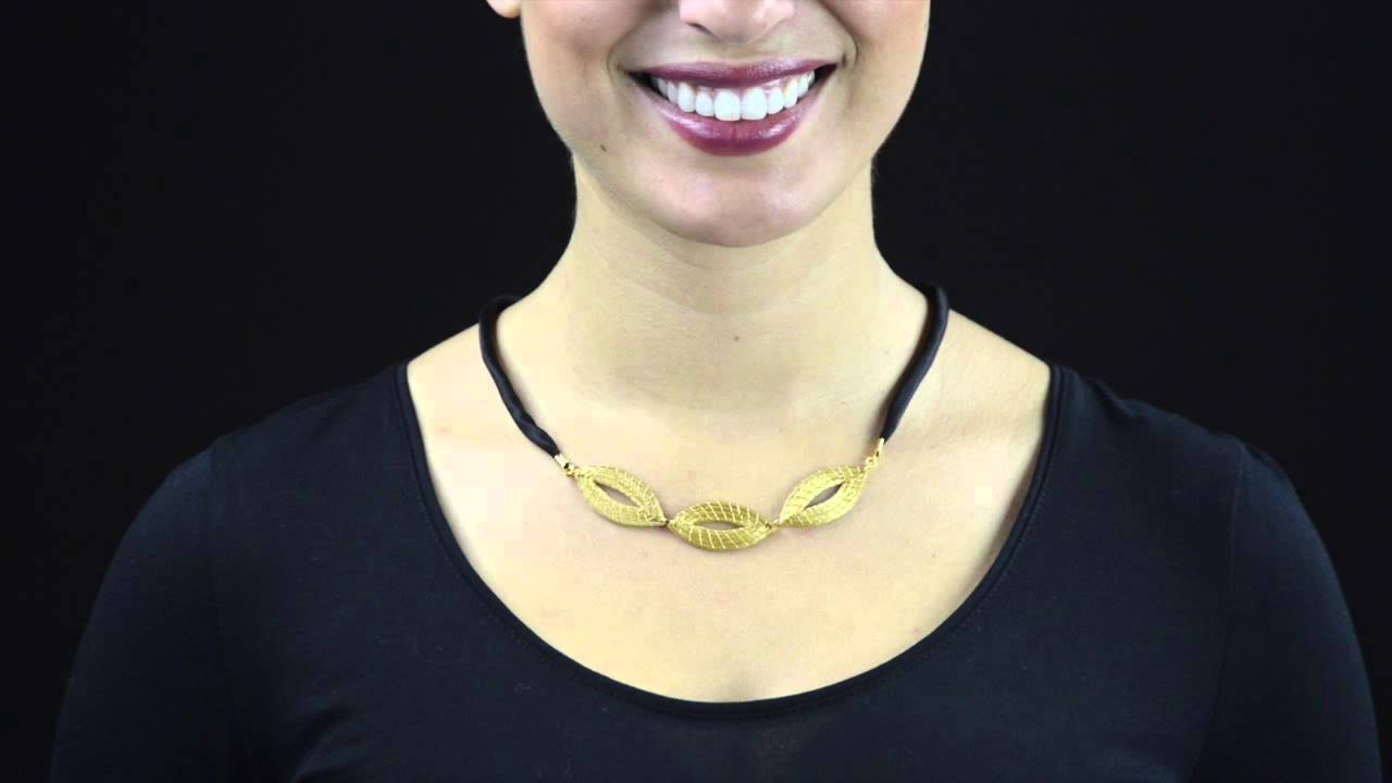 WEVE Jewelry Story - Aurea Golden Grass - Drift Trio Necklace