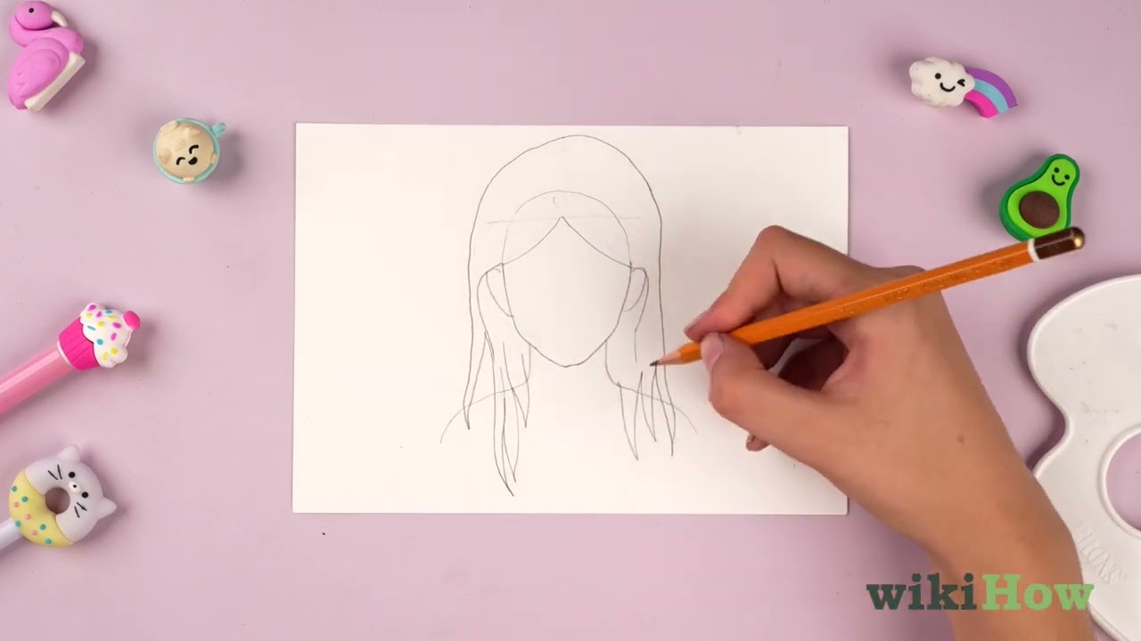 Hair tutorial ❤️😍 . . Follow - @animedrawingtutorials ❤️ . . Cr -  @arthelpbook . . #anime #animedrawingtutorial #draw #artist…