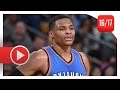 Russell Westbrook UNREAL Triple-Double vs Celtics (2016.12.23) - 45 Pts, 11 Ast, 11 Reb, CLUTCH!