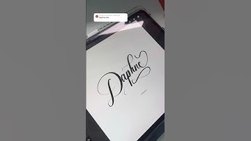 Daphne | Calligraphy Name Request |  #signature #calligraphy #art #artbyjadmerc