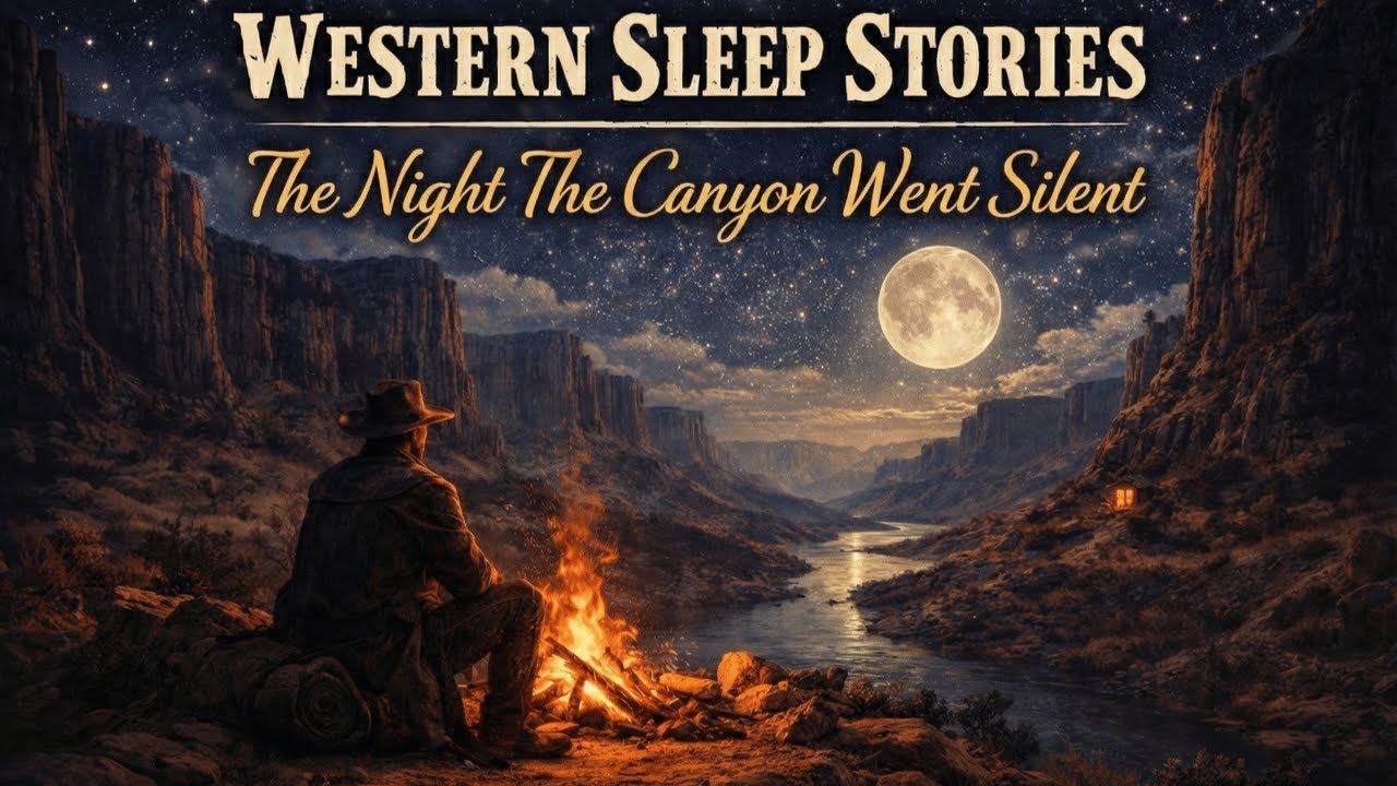 Western Sleep Stories The Night The Canyon Went Silent | Calm Bedtime Sleep