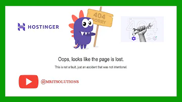 How to Fix "Oops, Looks Like This Page Is Lost" Error in Hostinger
