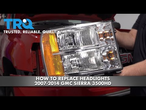 How To Replace Headlights 2007-2014 GMC Sierra 3500HD