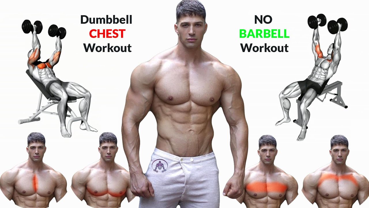 The Dumbbell Chest Workout No Barbell Workout Youtube 