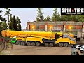 Huge Crane Mobile Vehicle Logging Trails Offroading | Epi # 275 | Spintires 2022 Simulator Gaming