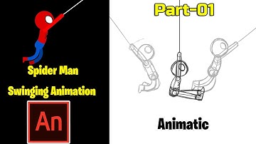 Spider-Man Swinging Animation Tutorial (Part-01 Animatic) Adobe Animate cc Tutorial